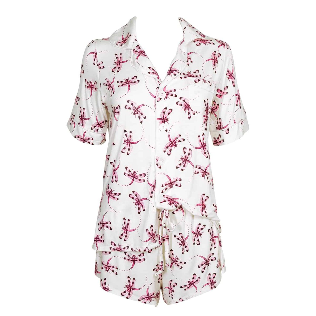 Dragonfly Women's Short Sleeve Pajama Set